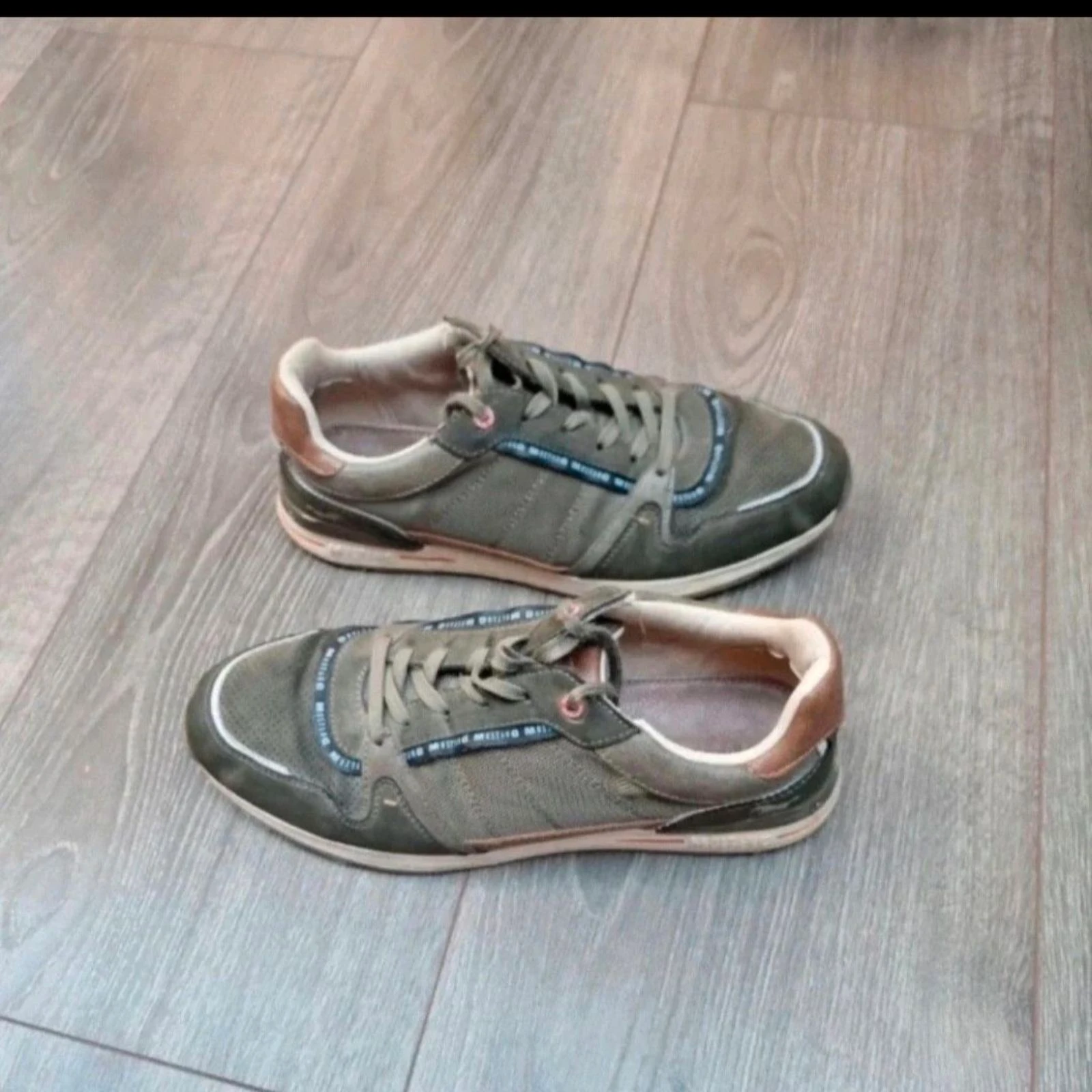 Mustang sneakers maat 43 | heren schoenen | casual | groen/bruin